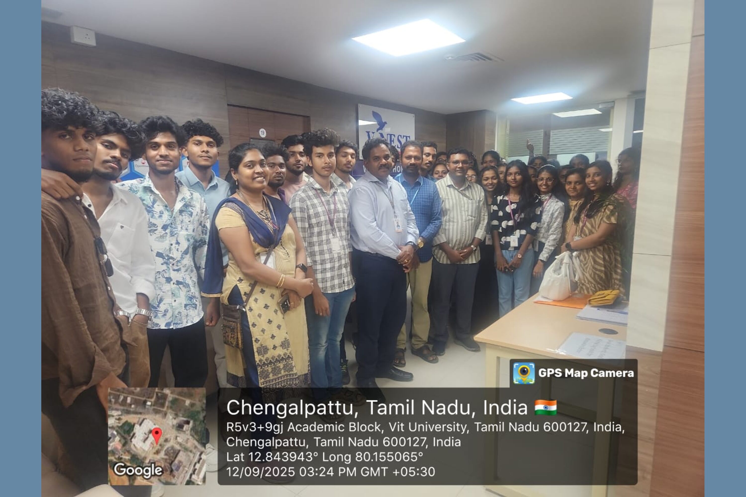 Industrial Visit - VIT Incubation Center, Chennai on 06.09.25.